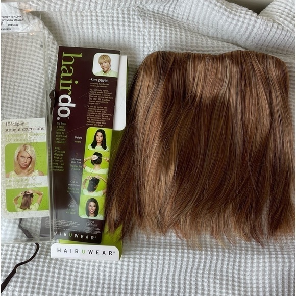 [hairdo]  10” Straight Blunt Bob Style Salon clip in hair - Picture 3 of 3